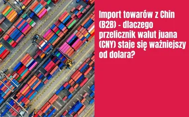 Obraz do artykułu: Import towarów z Chin (B2B) – dlaczego przelicznik walut juana (CNY) staje się ważniejszy od dolara?