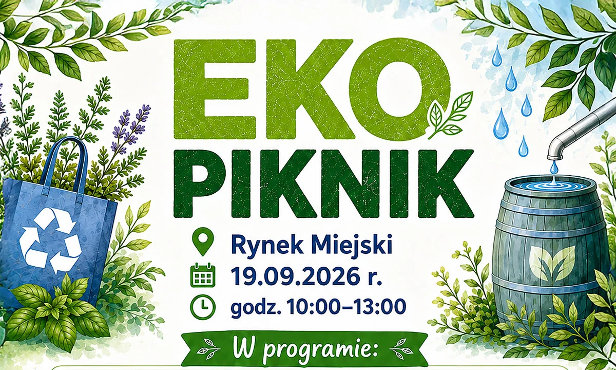 Grafika promocyjna wydarzenia EKO PIKNIK
