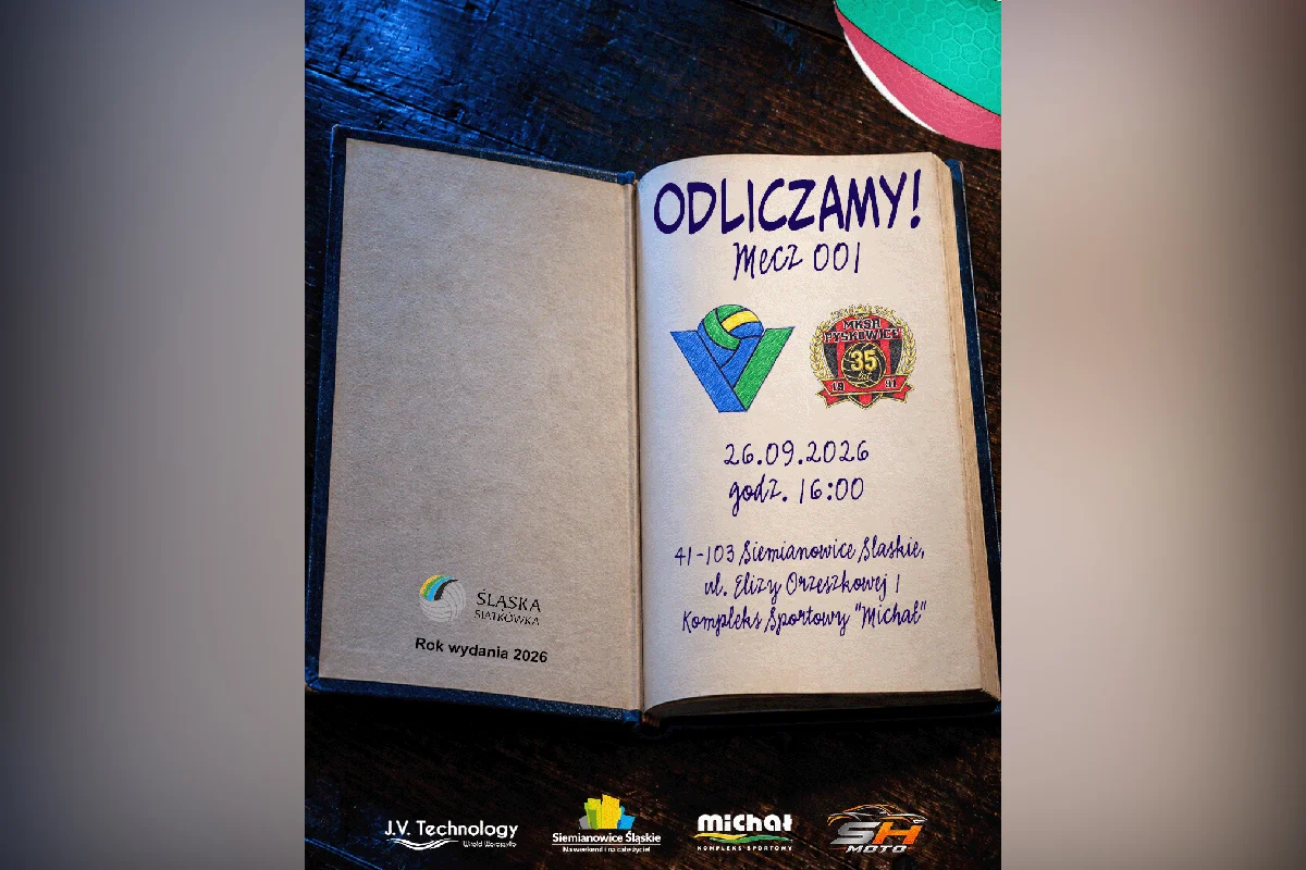 Grafika promocyjna wydarzenia KSV Siemianowice Śląskie – MKSR Pyskowice