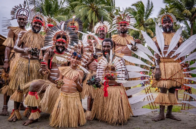 Grafika promocyjna wydarzenia Spotkanie Podróżnicze – „Oddech Sangumy. Papua-Nowa Gwinea”