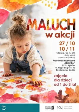 Grafika promocyjna wydarzenia Maluch w akcji