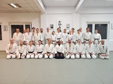 Grafika promocyjna wydarzenia Trening z Joe Thambu Shuseki Shihan (8 dan) w Siemianowicach Śląskich