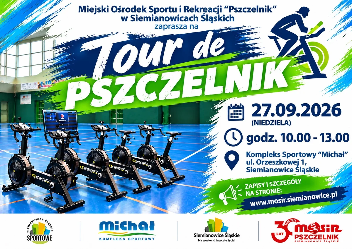 Grafika promocyjna wydarzenia Tour de PSZCZELNIK