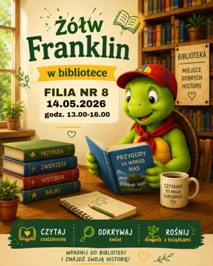 Franklin wraca do biblioteki - siemianowickie popołudnie z żółwiem