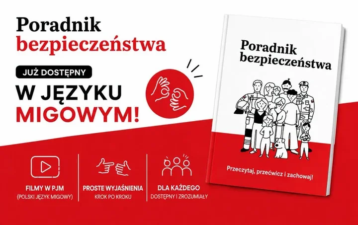 Poradnik bezpieczeństwa w PJM. Ważne zasady dostępne dla osób niesłyszących