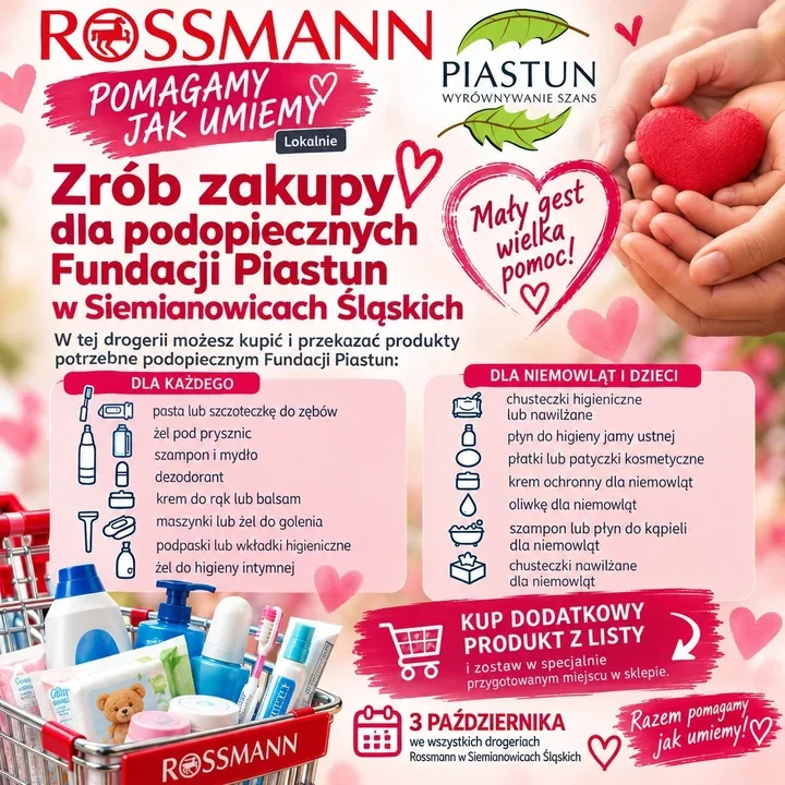 Grafika promocyjna wydarzenia Dobro podczas codziennych zakupów