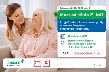 Bezpłatna mammografia dla kobiet 45–74 lat. Trzeba tylko się wcześniej zapisać