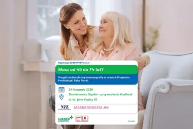 Bezpłatna mammografia w Siemianowicach. Mobilna pracownia przy Kauflandzie