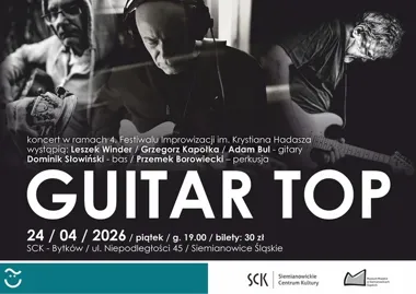 Guitar Top w SCK Bytków – wieczór gitarowej improwizacji z gwiazdami