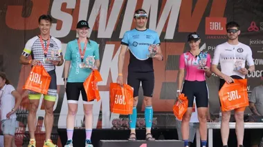 Złoto dla Michała Lisieńskiego. Siemianowicki triathlonista najlepszy w Sierakowie