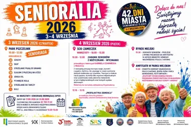 Senioralia 2026 połączą sport, warsztaty i muzyczną podróż