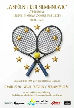 W Pszczelniku rusza tenisowy turniej z okazji Dnia Europy