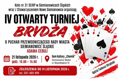 Brydżyści powalczą o puchar Adama Cebuli. Turniej odbędzie się w „Chemiku”