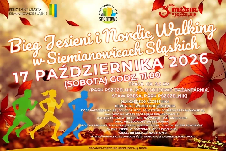 Jesienna trasa przez Pszczelnik i Rzęsę. Biegacze spotkają się po raz 20.