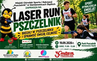 Bieg i laserowe strzelanie w Pszczelniku. Start dla uczestników w każdym wieku