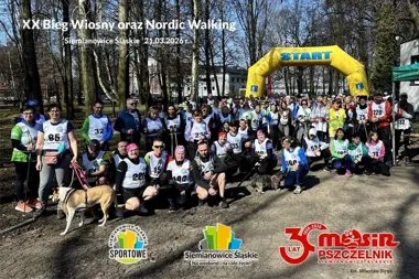 Pszczelnik zapełnił się biegaczami i miłośnikami nordic walking
