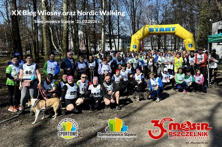 Pszczelnik zapełnił się biegaczami i miłośnikami nordic walking