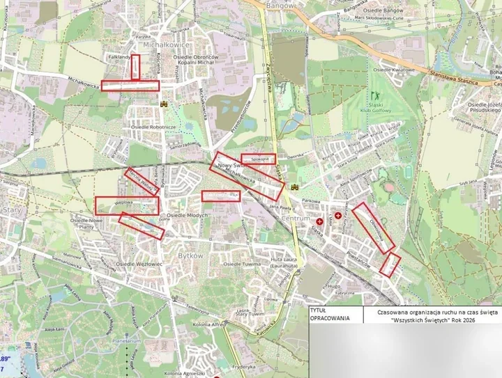 Na Wszystkich Świętych zmieni się ruch w Siemianowicach. Utrudnienia przy cmentarzach