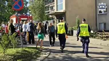 Pożar w szpitalu. Ewakuacja pacjentów była częścią dużych ćwiczeń