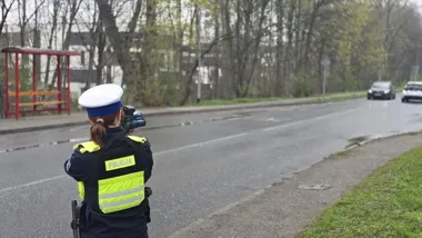 Kaskadowy pomiar prędkości w Siemianowicach - 20 mandatów po akcji ROADPOL